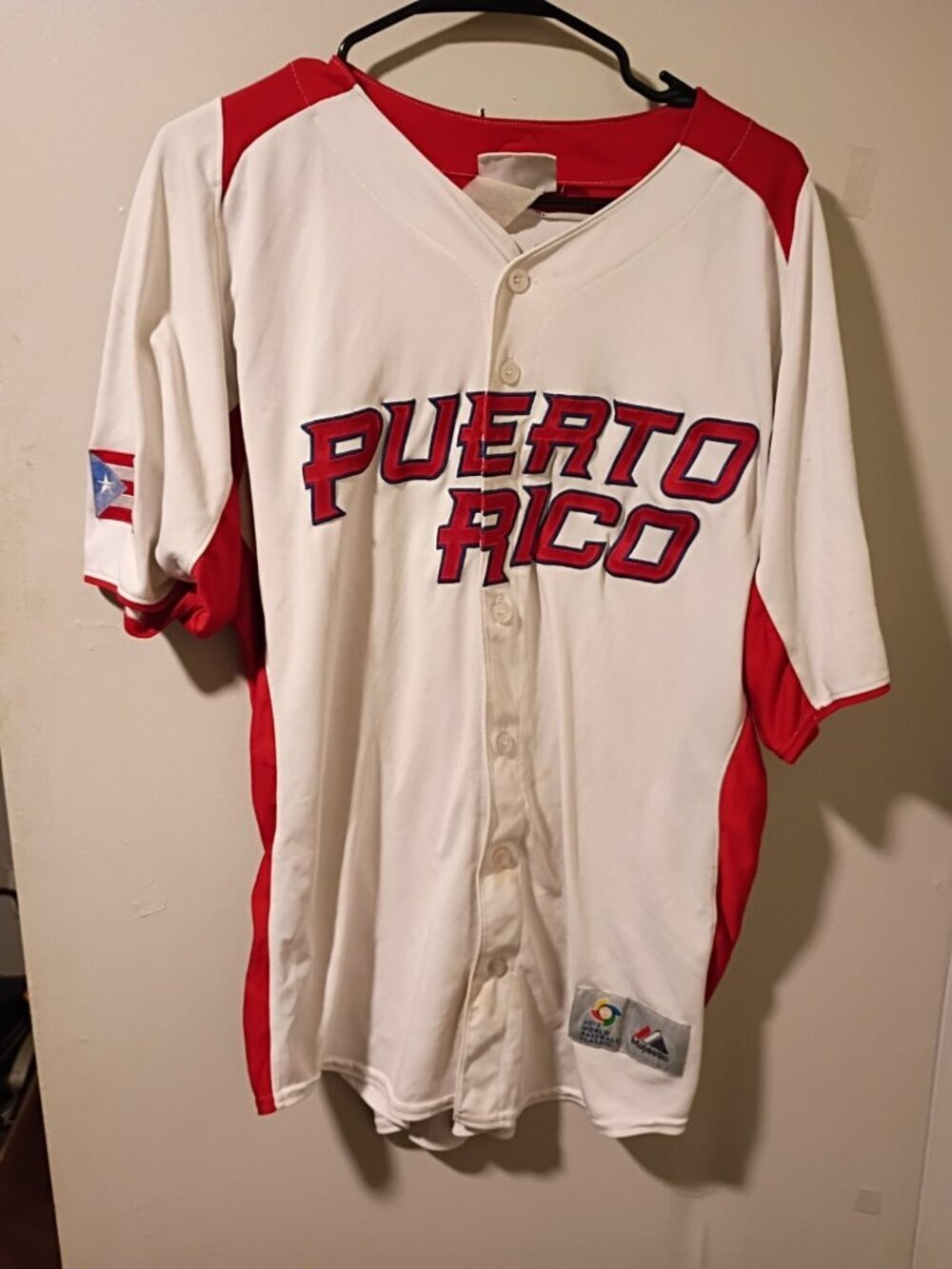 Majestic Alvarado #5 Puerto Rico 2013 World Baseball Classic WBC Jersey XL To 2X